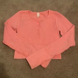 Bubblegum pink aerie long sleeve (w/ thumb holes) size XS/TP